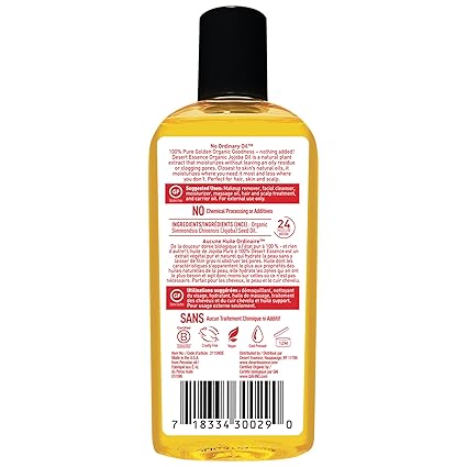 Desert Essence JOJOBA ORGANIC OIL 4 Oil