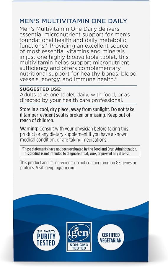 Nordic Naturals Men's Multivitamin One Daily 30 Tablets