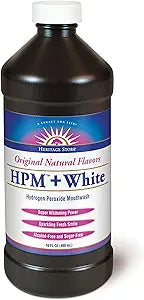 Heritage Store HPM + White Mouthwash Menthol 16floz