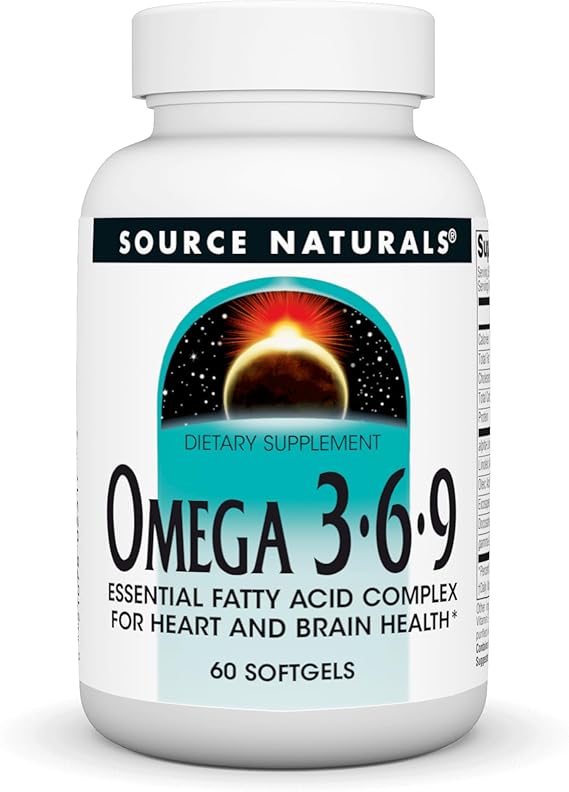 SOURCE NATURALS OMEGA 3-6-9 60SG