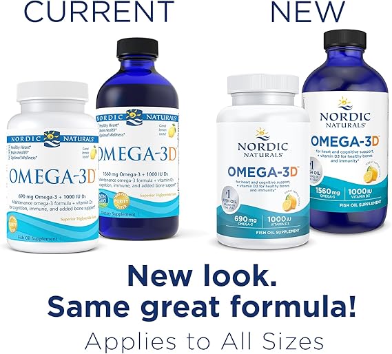 Omega-3D Fish Oil 690mg Lemon 60 Soft Gels