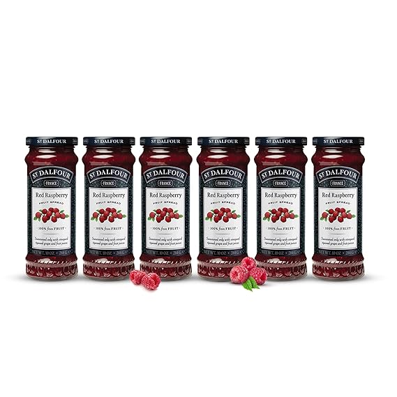 ST. DALFOUR Conserves, Red Raspberry 10oz