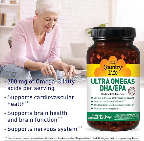 Country Life ULTRA OMEGAS 120 Softgel