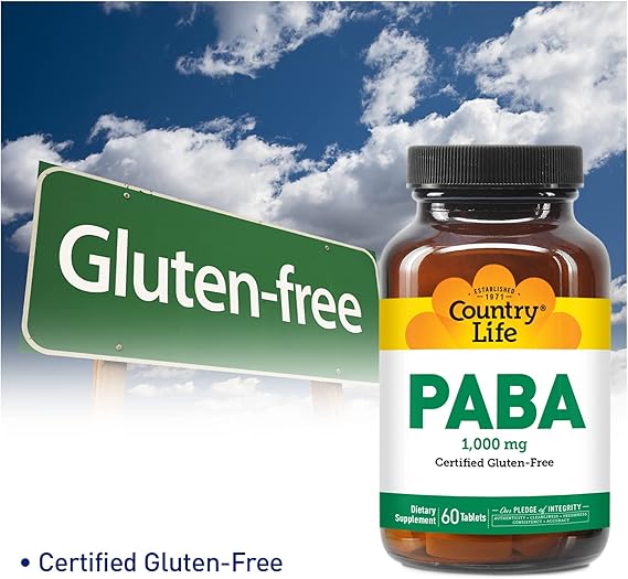 Country Life PABA 1000MG 60 Tablet