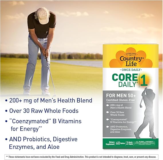 Country Life CORE DAILY 1 MEN'S 50+ 60 Tablet