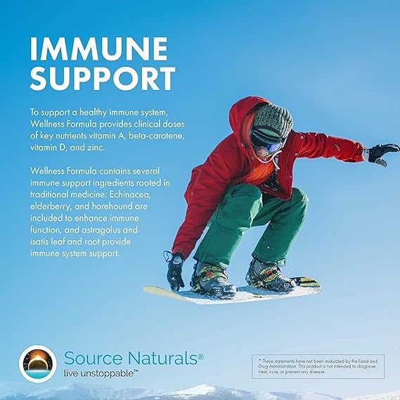 SOURCE NATURALS WELLNESS FORMULA CAPS 240C