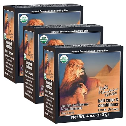 LIGHT MOUNTAIN HENNA BURN 4OZ HAIR COLOR