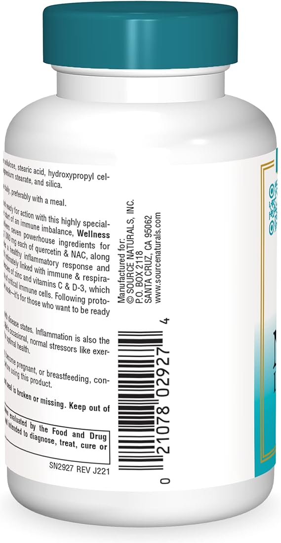 SOURCE NATURALS WELLNESS N-A-CETIN IMMUNE PROTOCOL 60 TABS
