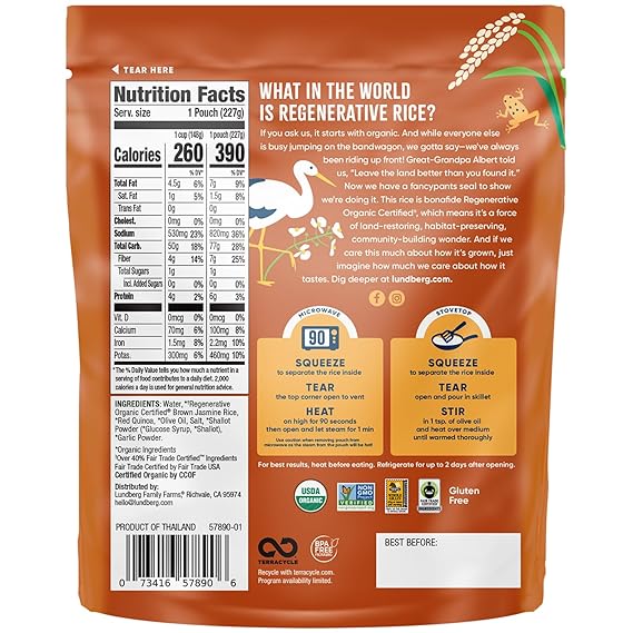 LUNDBERG FAMILY FARMS Brown Rice Quinoa Blend 8 OZ