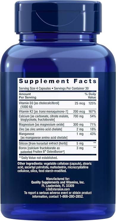 Life Extension Bone Restore With Vitamin K2