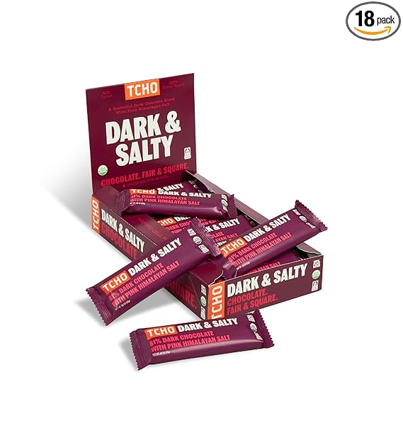 TCHO CHOCOLATE Dark & Salty Singles .83 OZ