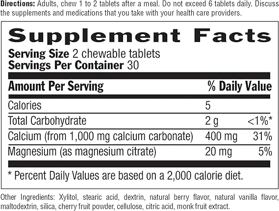 Country Life ACID RESCUE BERRY FLAVOR 60 Wafer