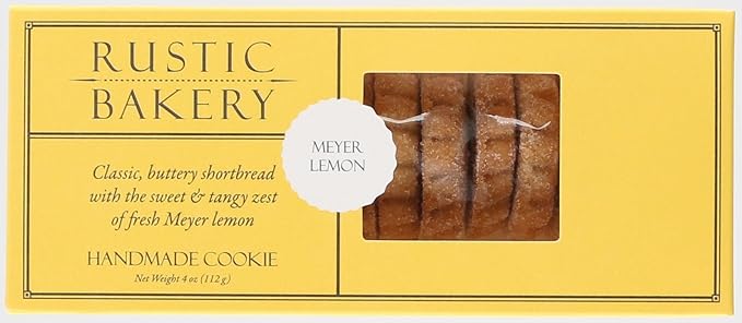 Rustic Bakery Meyer Lemon Shortbread 4oz