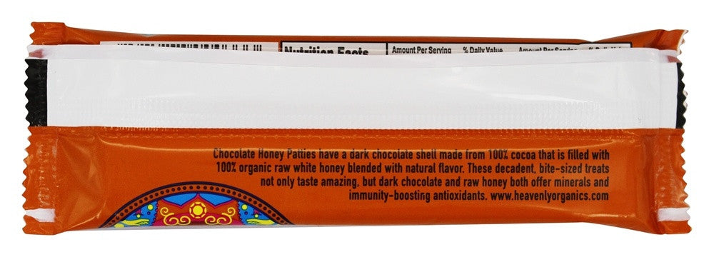 HEAVENLY ORGANICS Chocolate Almond Hny Patties 3-PK 16/1.2 OZ