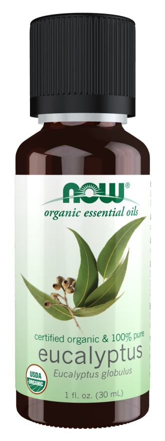 Now ORGANIC EUCALYPTUS OIL 1 OZ