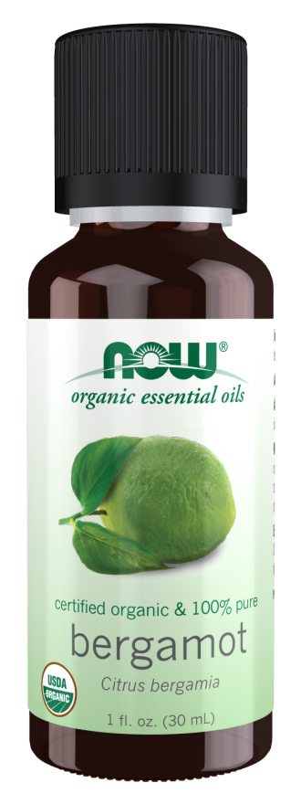 Now ORGANIC BERGAMOT OIL 1 OZ