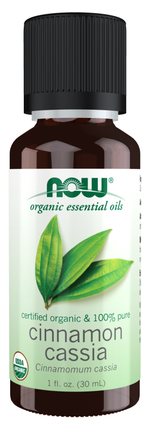 Now ORG CINNAMON CASSIA OIL 1 OZ