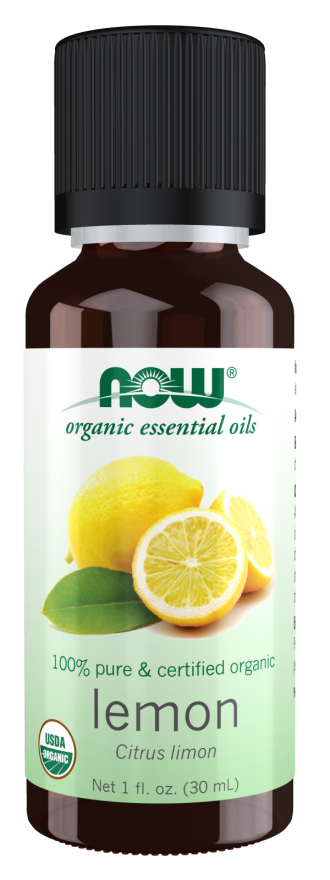 Now ORGANIC LEMON OIL 1 OZ
