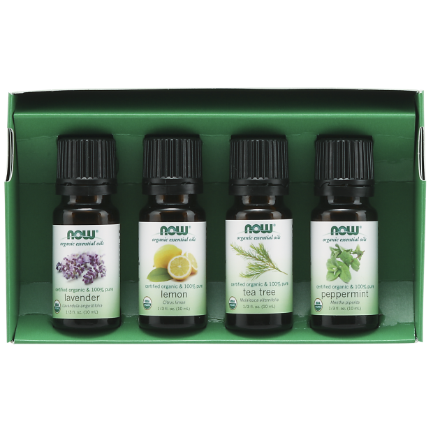 Now ORGANIC ESSENTIAL OIL KIT