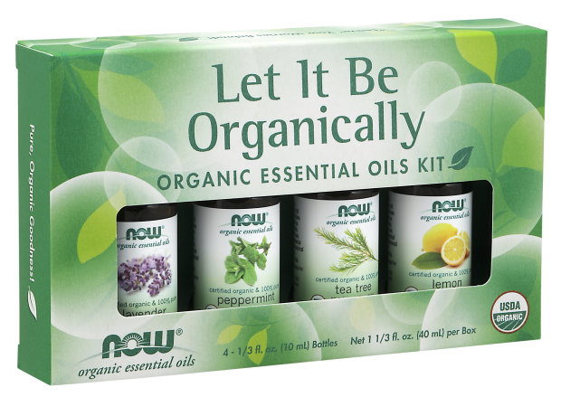 Now ORGANIC ESSENTIAL OIL KIT