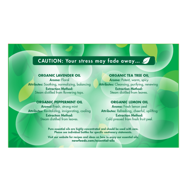 Now ORGANIC ESSENTIAL OIL KIT