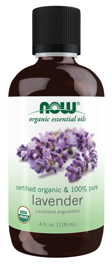 Now ORGANIC LAVENDER OIL 4 OZ