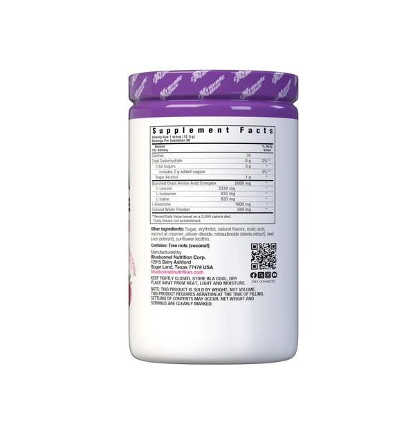 BlueBonnet BCAA and Glutamine - 5 grams of BCAAs 4:1:1