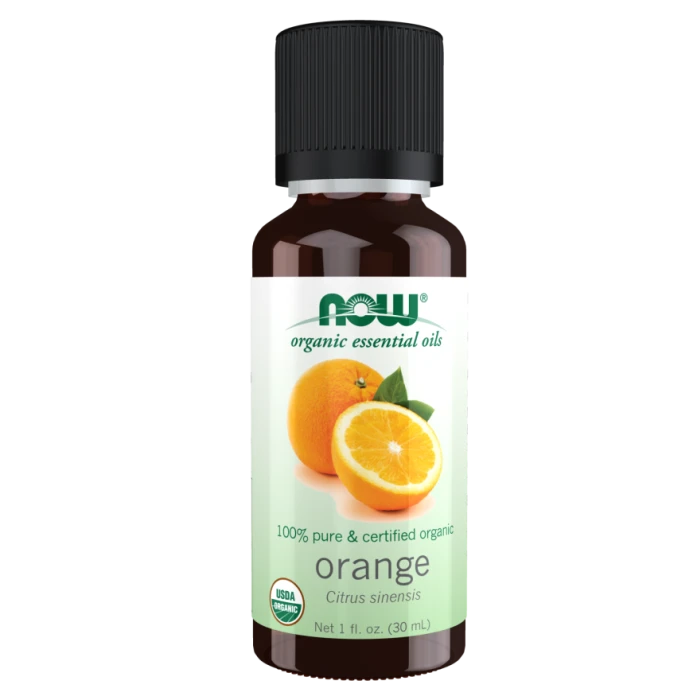 Now ORGANIC ORANGE OIL 1 OZ