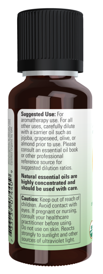 Now ORGANIC ORANGE OIL 4 OZ