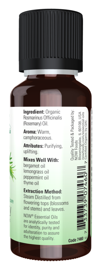 Now ORGANIC ROSEMARY OIL 1 OZ
