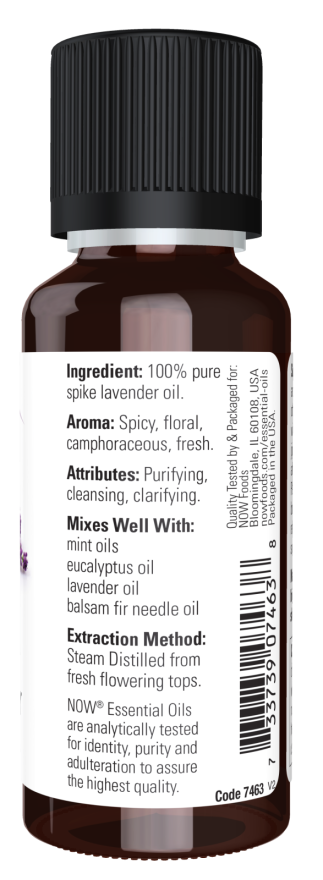 Now SPIKE LAVENDER OIL 1 OZ