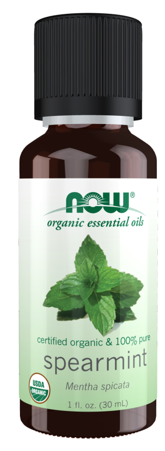 Now ORGANIC SPEARMINT OIL 1 OZ