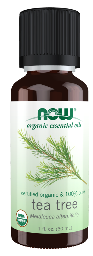 Now ORGANIC TEA TREE OIL 1 OZ
