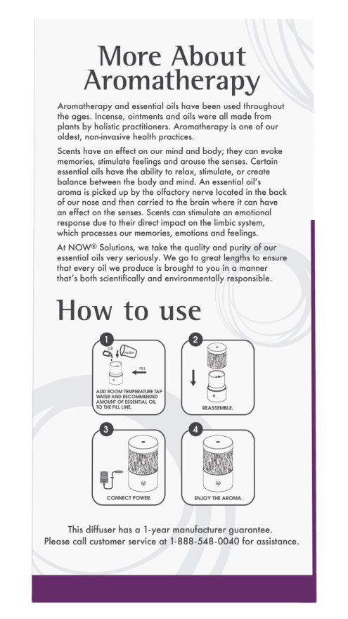 Now ULTRASONIC STAINLESS STEEL TOUCH DIFFUSER