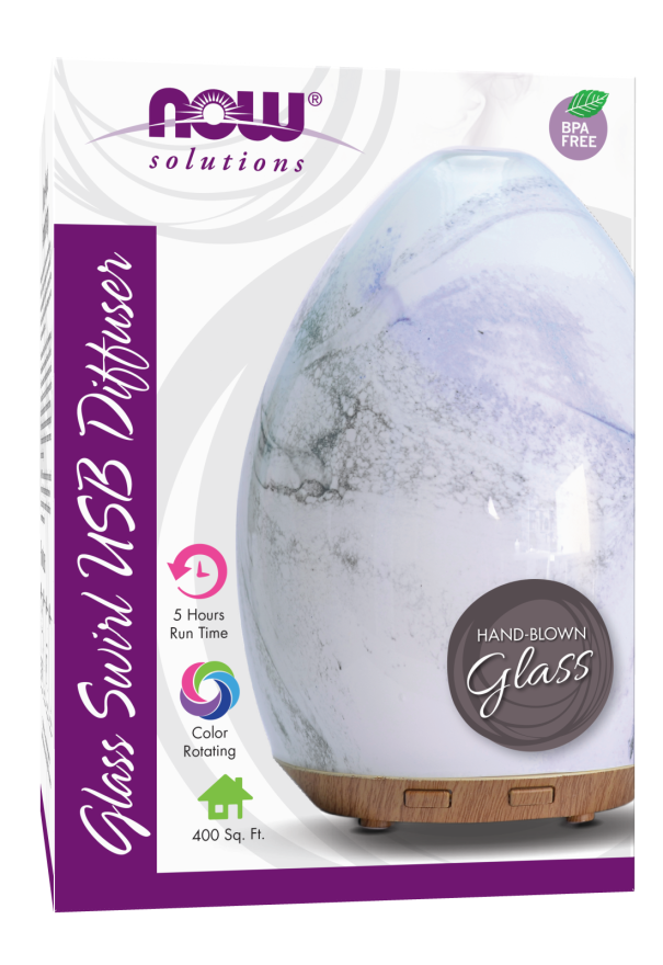 Now GLASS SWIRL USB DIFFUSER