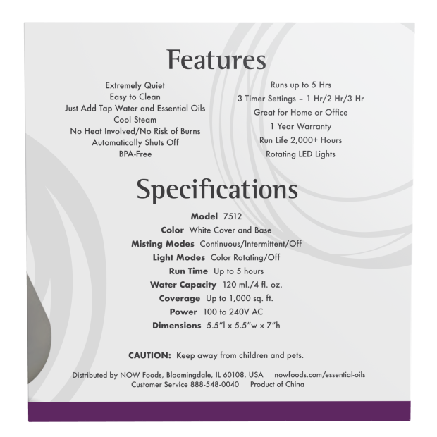 Now ULTRASONIC OIL DIFFUSER