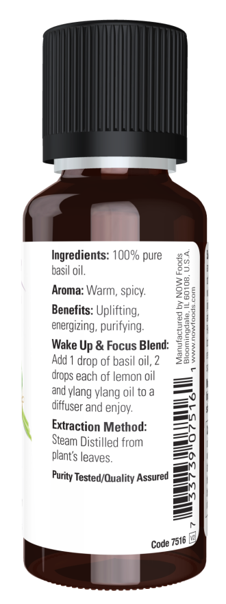 Now BASIL OIL 1 OZ