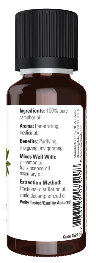 Now CAMPHOR OIL 1 OZ