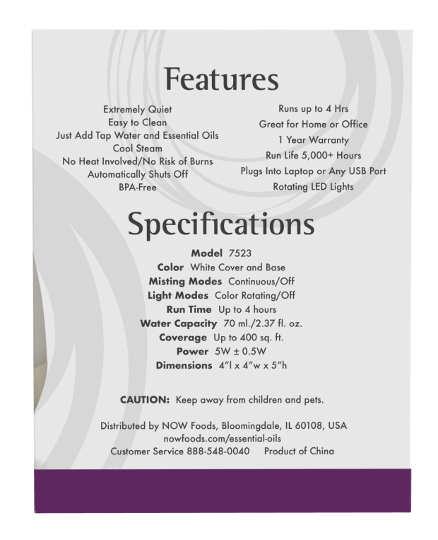 Now ULTRASONIC USB DIFFUSER