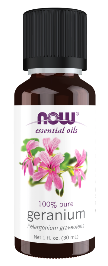 Now GERANIUM OIL 1 OZ