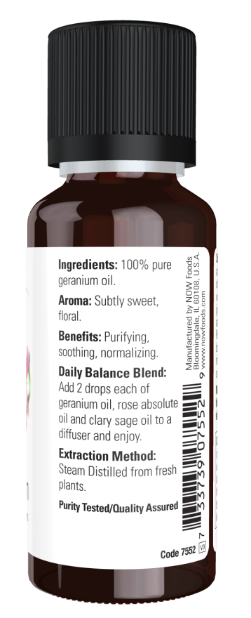 Now GERANIUM OIL 1 OZ