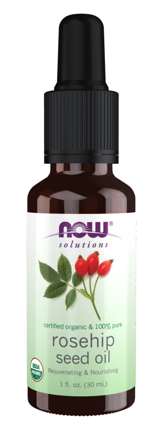 Now ORGANIC ROSE HIP SEED OIL 1 OZ