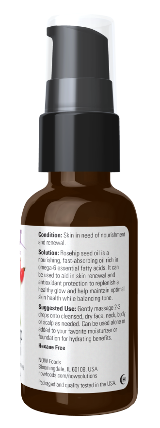 Now ROSE HIP SEED OIL 4 OZ