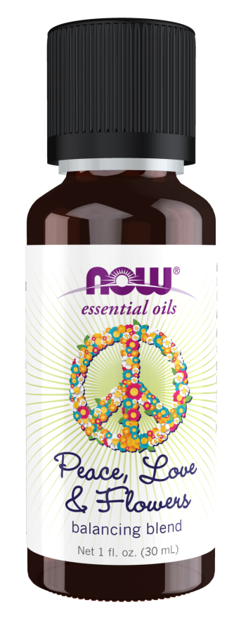 Now PEACE, LOVE & FLOWERS OIL BLEND 1 OZ