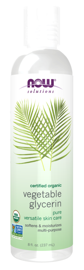 Now ORGANIC VEGETABLE GLYCERIN 8 OZ