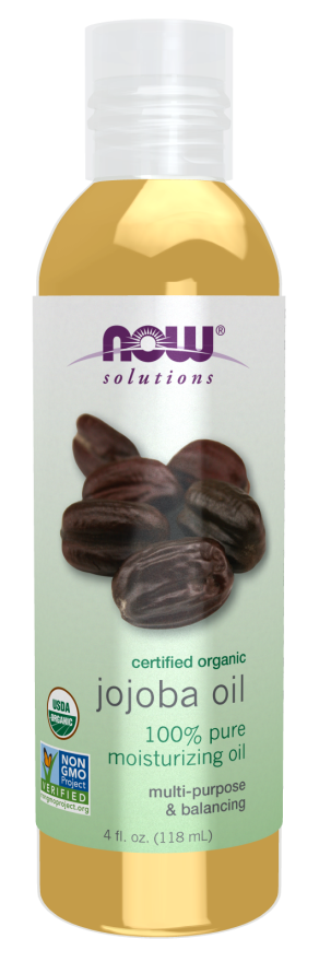 Now ORGANIC JOJOBA OIL 4 OZ
