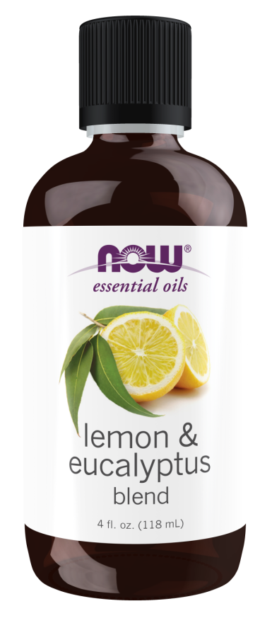Now LEMON & EUCALYPTUS OIL BLEND 4 OZ