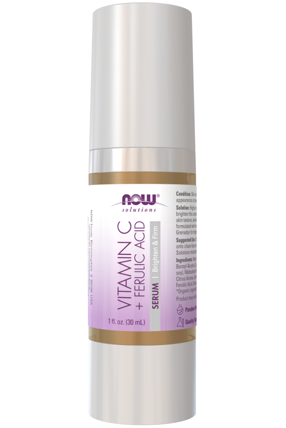 Now VITAMIN C + FERULIC ACID SERUM 1 FL OZ