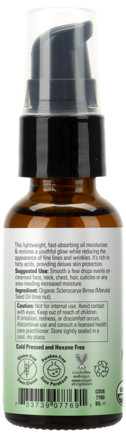 Now ORGANIC MARULA OIL 1 OZ