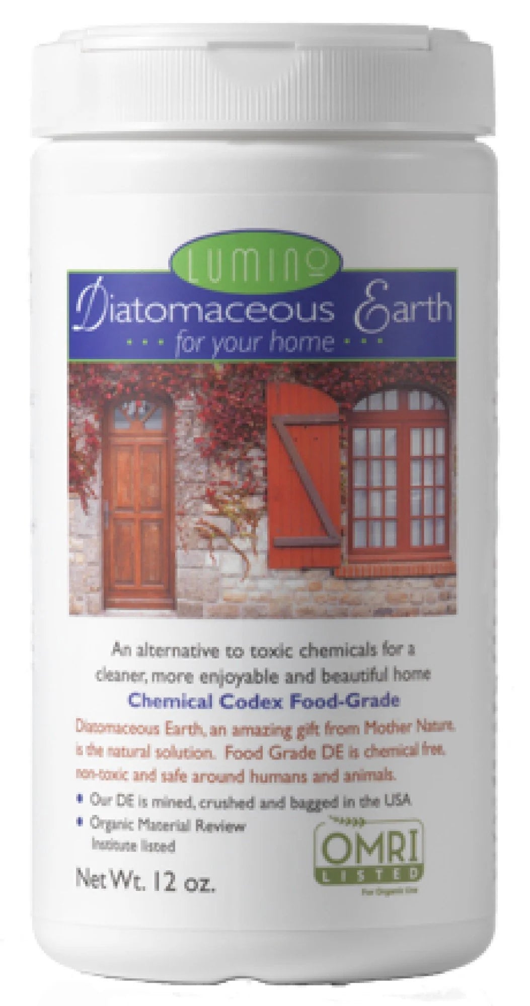 LUMINO WELLNESS Lumino Diatomaceous Earth for Your Home 12 oz